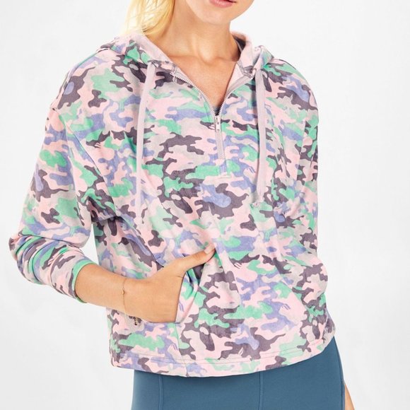 Fabletics Tops - NWT Fabletics Cinchable Half Zip Hoodie